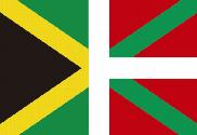 Bandera de Bandera de Jamaica y País Vasco