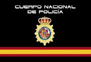 Bandera de Policía Nacional Negra España