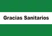 Bandera de Andalucía Gracias Sanitarios
