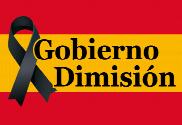 Bandera de España Dimisión