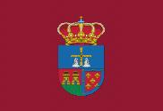 Bandera de Proaza burdeos