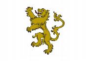 Bandera de  León fondo blanco