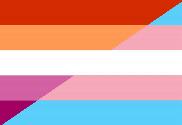 Bandera de Lesbiana Trans