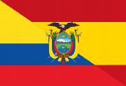 Bandera de España Ecuador 
