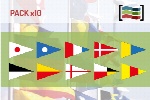 Pack de Pack 10 Banderas Numerales Naúticas