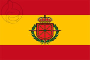 Bandera de Navarra - Escudo Laureado - España