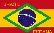 Bandera de Brasil - España