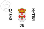 Bandera de Casas de Millán