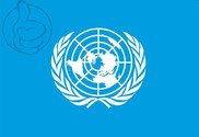 Bandera de ONU (Naciones Unidas)
