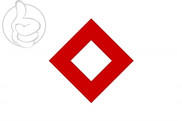 Bandera de Cristal Rojo