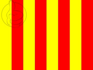 Bandera de Bandera a franjas rojas y amarillas