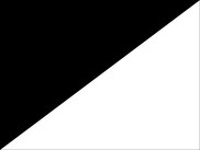 Bandera de Bandera negra sobre blanco