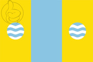 Bandera de Gimenells i el Pla de la Font