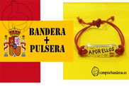 Bandera de Bandera España + Pulsera A por ellos