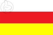 Bandera de Osetia del Norte-Alania