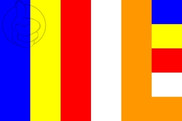Bandera de Budista