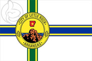 Bandera de Little Rock