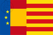 Bandera de Europa España Cataluña II