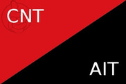 Bandera de CNT-AIT