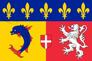 Bandera de Ródano-Alpes