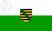 Bandera de Sachsen