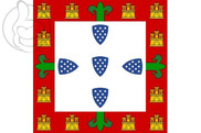 Bandera de Portugal (1385 a 1475 y 1479 a 1485)