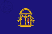Bandera de Georgia anterior a 1879 (no oficial)