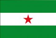 Bandera de Andalucía estrellada