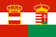 Bandera de Imperio Austro Húngaro