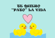 Bandera de Pato la vida