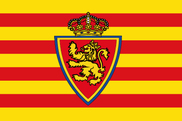 Bandera de Real Zaragoza personalizada