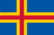 Bandera de Islas de Alandia (Aland)