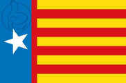 Bandera de Estrelada valencianista Pendón