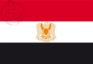 Bandera de Siria con Escudo