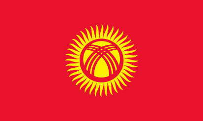 Bandera Kirguistán