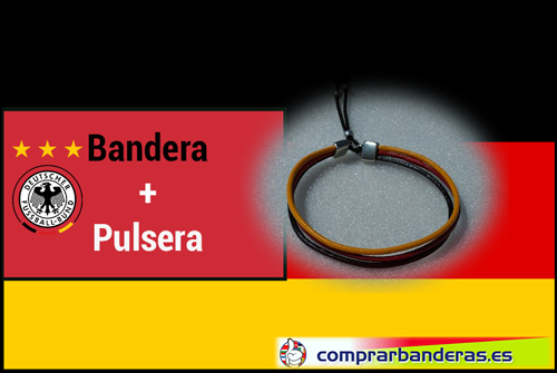 Bandera Alemania + pulsera