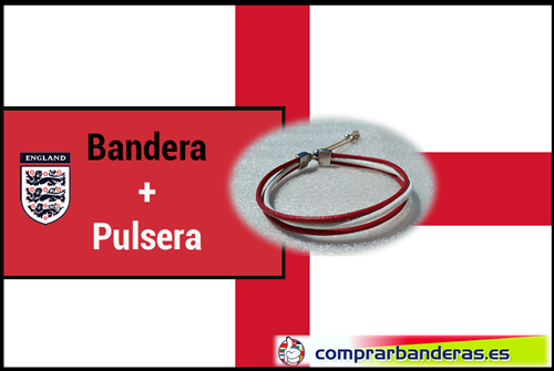 Bandera Inglaterra + pulsera