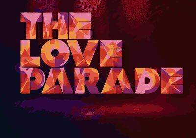 Bandera The love parade