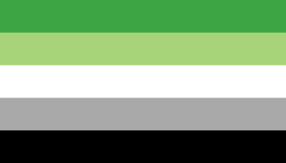 Bandera Aromanticismo