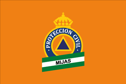 Bandera Protección Civil Mijas