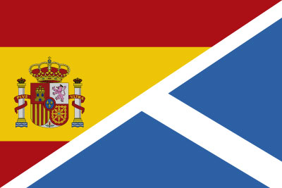 Bandera España Escocia