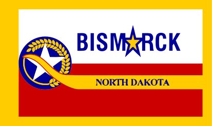 Bandera Bismarck Dakota del Norte