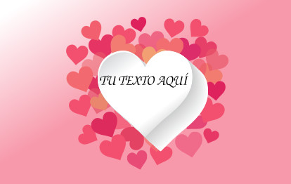 Bandera San Valentín