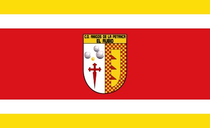 Bandera Amigos de la Petanca El Rubio
