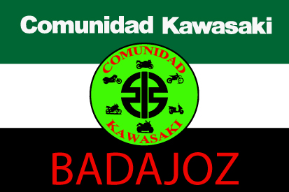 Bandera Comunidad Kawasaki Extremadura Badajoz