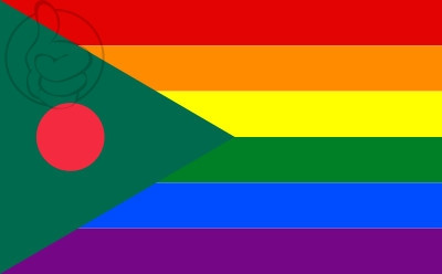 Bandera Bangladés Gay