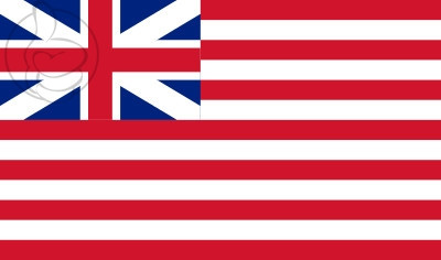 Bandera Compañía Británica de las Indias Orientales (1707-1801)