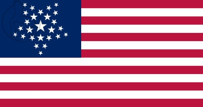 Bandera Estados Unidos GreatStar (1818 - 1819)