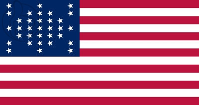 Bandera Estados Unidos Fort Sumter (1859 - 1861)