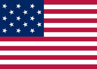 Bandera Estados Unidos (1795 - 1818)